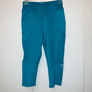 Medium Women's Slazenger Teal Capri Leggings Size M